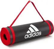 Adidas Training 10mm Exercise Floor Mat Gym Thick Yoga Fitness Judo Pilates - Black/Red