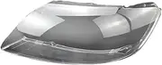 CLZCNQLX Car Front Headlight Lens Head Lamp Shade Lampcover Case Headlamp Cover Compatible for Audi Q7 2006-2015 Clear Lampshade Transparent Shell(Left)