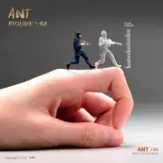 Resin 1/64 Painted Stormtrooper SWAT Police Scene Props Figure Diorama Miniature