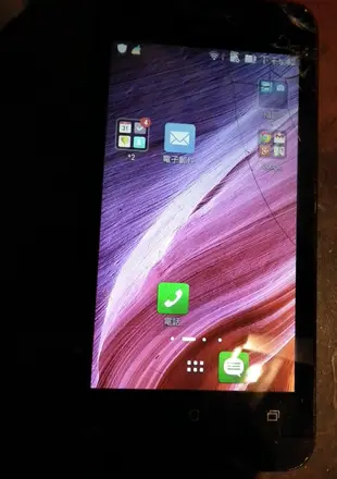 故障手機 華碩ASUS ZenFone C ZC451CG Z007智慧型手機 可開機 無法觸控 附電池 售出不退貨