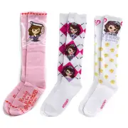 DISNEY PRINCESS SOFIA The First Girls KNEE HIGH Socks Kids Size 6-8 Shoe 10.5-4