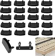 TULEBOLIAN Pack of 50 Bed Slatted Frame Caps, Bed Slat Frame Caps, Connecting Accessories for Rolling Frame, Replacement Slatted Frame Holder for Beds, Replacement Parts for Beds Connection