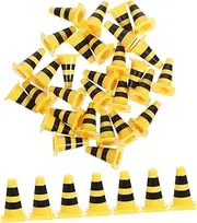 Generic Enhance Boys and Girls Traffic Safety Knowledge 30pcs Mini Road Signs Barricades Cones Toys Education Set for Children