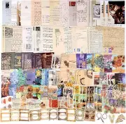 200pcs Vintage Junk Journal Supplies Scrapbook Supplies Scrapbooking Paper New