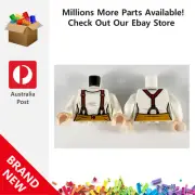 Genuine LEGO™ White Torso Female Light Nougat Neck 973 6288446 New