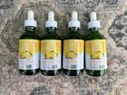 Sweet Leaf Sweet Drops Lot Of 4 Lemon Drop Flavored Stevia Sweetener 2 Fl Oz NEW