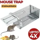 UPTO 4PCS Animal Mouse Trap Cages Folding Humane Live Safe Catcher Possum Rodent