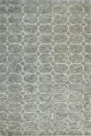 Hermes Handwoven Wool Rugs 1654-SGRY by Cyrus Rugs