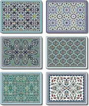 Cinnamon Dubai Placemats 6-Pieces Set, 34 x 26.5 cm, Multicolor