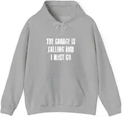 [X.Style] The Garage is Calling and I Must Go Mechanical Geek ds039 Hoodie Grey S