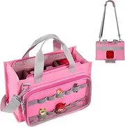 [Weemia] Carrying Case for Toniebox Starter Set, Travel Storage Bag for Tonies Figures, Headphone & Charging Station (Pink)