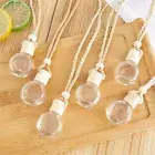 10PCS Car Air Freshener Diffuser Hanging Perfume Essential Oil Empty Bottle DIY