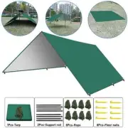 Waterproof Camping Tarp Sunshade UV Protection Lightweight Outdoor Adventure Hik