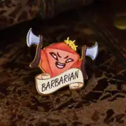 Barbarian Class Pin Brand New by Misty Mountain Gaming
