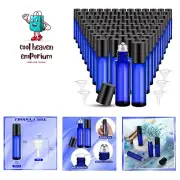 150 Pcs Essential Oil Roller Bottles 10 ml Glass Empty Roll on Bottles with S...
