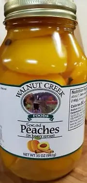Spiced Peaches (in heavy syrup)