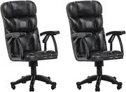 Set of 2 Plastic Toy Miniature Breakable Office Chair Accessories for Action Figures, Dioramas, Models