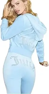 [Juicy Couture] Velour Frosted Tracksuit Size Medium, Frosted, Medium