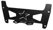 Lonestar Racing LSR Rear Frame Gusset Plate Black Polaris RZR800 RZR 800