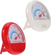 Ciieeo 2sets 2 Pcs Fridge Freezer Thermometers Scale Indoor Outdoor Gauge Easy to Read Kitchen Thermometer Compact Design for Quick Monitoring Accurate Measurement 2pcs*2