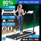 BLACK LORD Treadmill Electric Walking Pad Foldable Under Desk Home Gym White