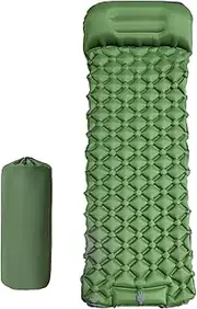 Xvilmaun Inflatable Sleeping Pad for Camping | Inflatable Waterproof Camping Mat - Outdoor Camping Pads Backpacking Equipment for Backpacking Hiking Tent Trap Traveling Single Person