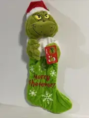 Grinch 3D Plush Stocking 20 Inch