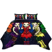 Three Wise Faeries No See Hear and Speak Coverlet