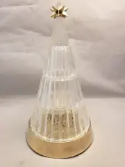 Avon Crystal Tree Holiday Christmas Lights Vintage Battery Operated