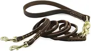 Happyyami Double-Ended Dog Traction Rope Pet Supplies Pet Pulling Strap 1.6x120cm Dog Double Lead