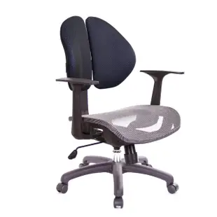 【GXG】短背網座 雙背椅 固定扶手(TW-2997 E)