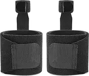 Hammer Toe Splint - 2X Splint Toe Straightener - Toe Brace for Hammer Toes Curled Toes Crooked Toes, Toe Separator, Foot Wrap, Broken Toe Support