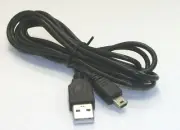 USA SELLER New 6 Foot Black Wii U Pro Controller USB Sync Charge Cable