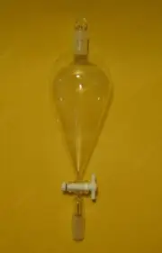 1000ML 24/40 Pyriform Separatory Funnel Pea​r Shape PTFE Stopcock Lab Glassware