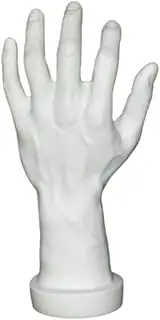 GARENDE Mannequin Hand for Nail Training and Themed Events, Left Hand, White