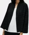 Eileen Fisher Org. Cotton Elbow Sleeve Kimono Jacket Small NWt