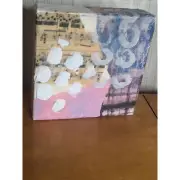 Sweet Little Song Original Mixed Media Abstract Collage Canvas By Cindy Smith