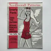 Vintage Needlecraft Patterns Smarty Pants Afghans Ponchos Vest Pantsuits