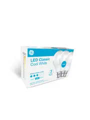 GE Classic 3 Pack 8W BC LED Globe in Cool White
