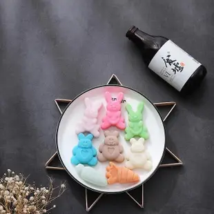 【美倫美】八連可愛小兔矽膠模具(烘焙 蛋糕 巧克力 冰磚 造型模具 手作 DIY)