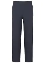 Eileen Fisher Cropped Stretch-crepe Trousers - Dark Blue - L (UK 18-20 / XL) L (UK 18-20 / XL)