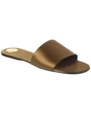 Saint Laurent Carlyle Satin Flat Sandal