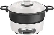 Morphy Richards Round 1400W Non-Stick Electric Multi-Function Cooker Pot White