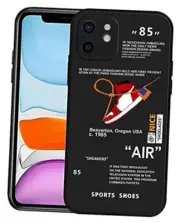 Cool Sports Shoes Pattern Phone Case Designed for For iPhone 12 Case Black