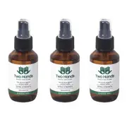 3xTwo Hands 100ml Hand Sanitiser Alcohol 60% Antibacterial Mist Spray Sanitizer