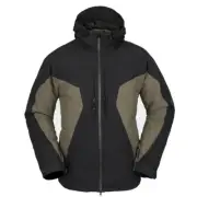 Volcom Quad Angle 2L TDS Dark Teak Mens 15K 2023 Snowboard Jacket