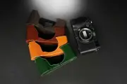Genuine Leather Half Camera Case Bag Cover Fit For Hasselblad XPan Fujifilm TX-1