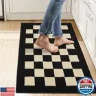 Tyrot Kitchen Rugs Non Slip Machine Washable Kitchen Mats for Floor 100% Poly