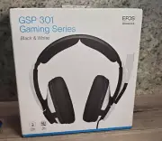 EPOS I Sennheiser GSP 301 Gaming Headset w/ Noise-Cancelling Mic Black & White