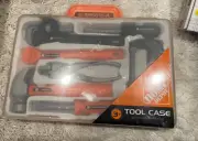 NEW 2002 Toys R Us The Home Depot Tool Case Kids Pretend Play 20 Accessories
